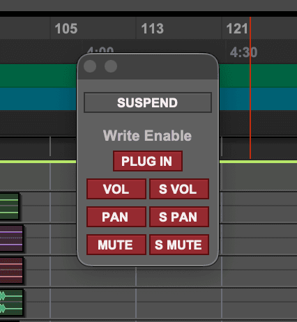 Pro Tools Automation Settings
